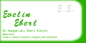 evelin eberl business card
